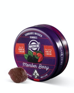 Member Berry Gummies Moxie 100mg