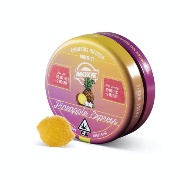 Pineapple Express Gummies Moxie 100mg