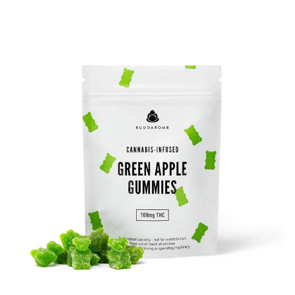 BuudaBomb Green Apple Gummies UK